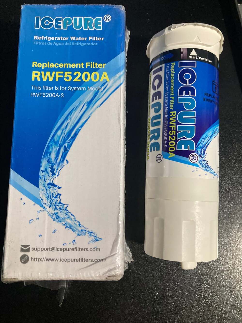 ICEPURE Replacement Refrigerator Water Filter RWF5200A - New in Box